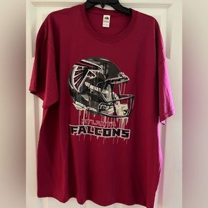 Atlanta Falcons Size XL 100% Cotton Shirt